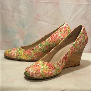 Aerosoles Plumtree Floral Wedges 1m 
